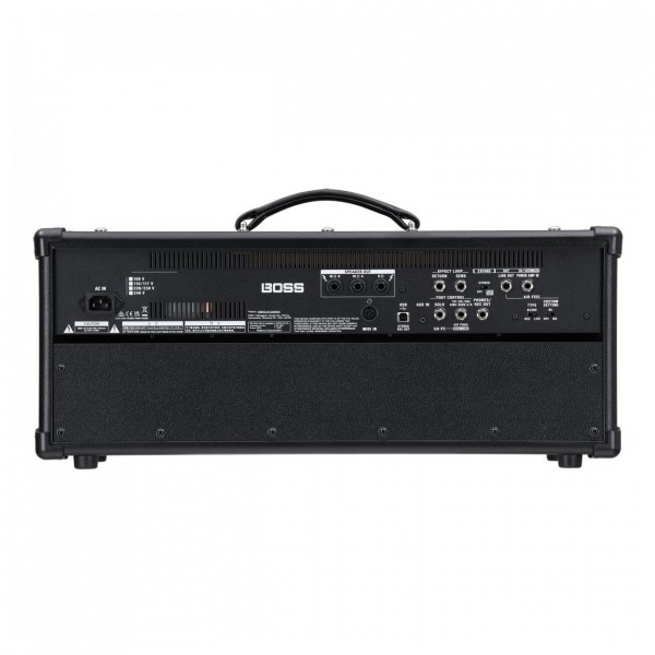 Boss Katana Artist MKII Amp Head with 2z12 Waza Speaker Cabinet back