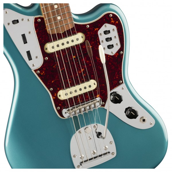 Fender Vintera 60s Jaguar PF, Ocean Turquoise - Ex Demo at Gear4music