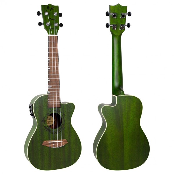 Flight DUC380 Electro Concert Ukulele, Jade 2 
