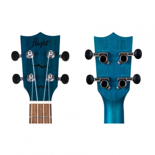 Flight DUC380 Electro Concert Ukulele, Topaz 7