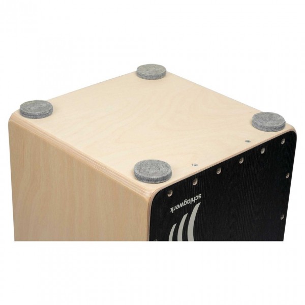 Schlagwerk Cajon Precise OS, Black Silver - Bottom