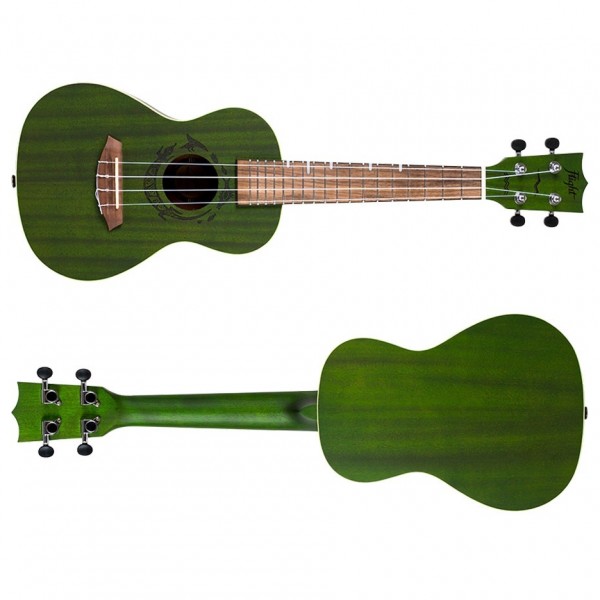 Flight DUC380 Concert Ukulele, Jade side