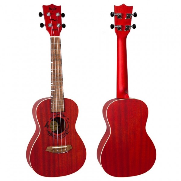 Flight DUC380 Concert Ukulele, Coral 3 