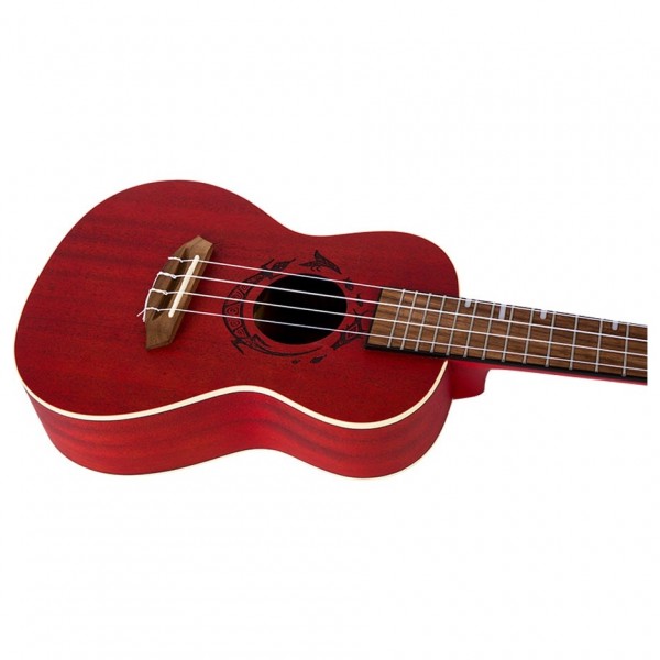 Flight DUC380 Concert Ukulele, Coral 4 