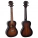 Flight DUC380 Concert Ukulele, Amber 3 