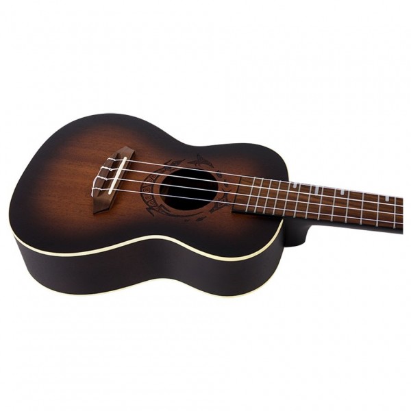 Flight DUC380 Concert Ukulele, Amber 5 