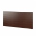 BDI Sequel 20 6103 Desk and Back Panel, Chocolate Walnut, Black Back Panel View