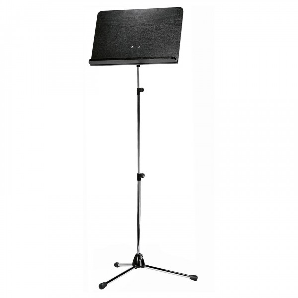 K&M 118/4 Orchestra Music Stand, Black