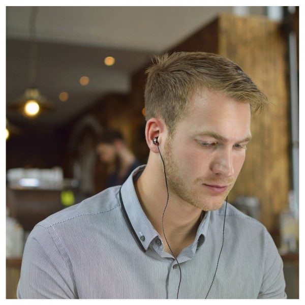 SoundMAGIC E10 Earphones, Blue - Lifestyle 2