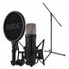 Rode NT1 Gen 5 Vocal Recording Pack with Mic Stand (Black) - Full Bundle