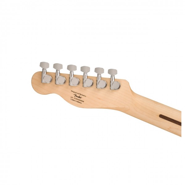 Squier Sonic Telecaster MN, Black - Headstock Back