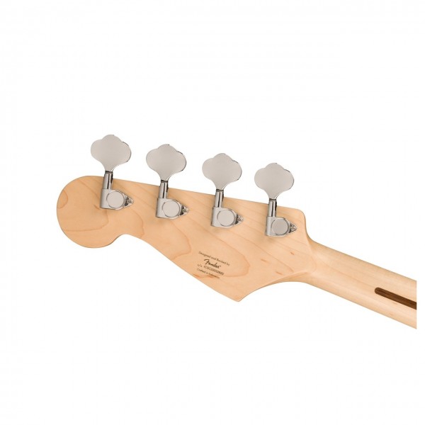 Squier Sonic Bronco Bass LRL, Black - Headstock Back