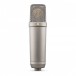 Rode NT1 5th Gen XLR and USB-C Studio Microphone, Silver - Front