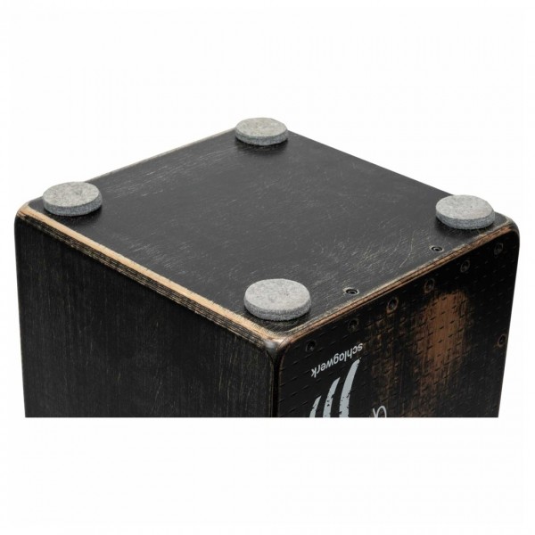 Schlagwerk Cajon Urban OS Grunge Black - Bottom