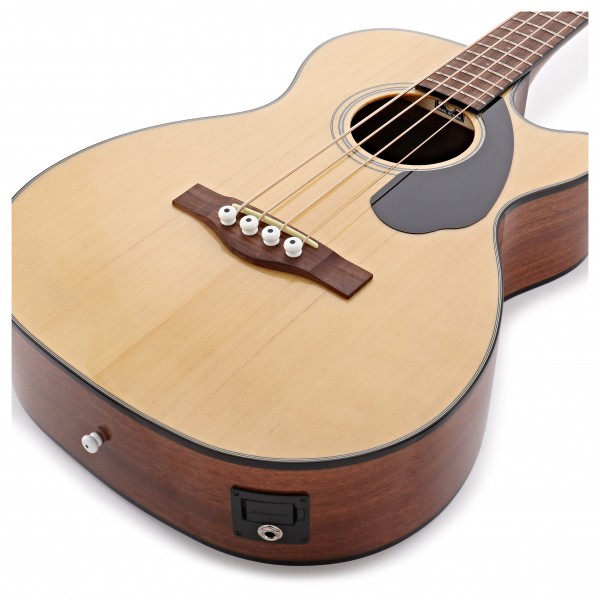 Fender CB-60SCE Electro Acoustic Bass, Natural | Gear4music