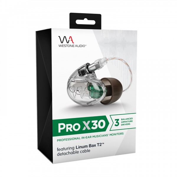 Westone Audio Pro X30 Triple-Driver IEM Earphones at Gear4music