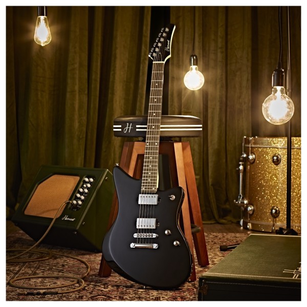 Hartwood Charger Origin Guitar Pack, Black