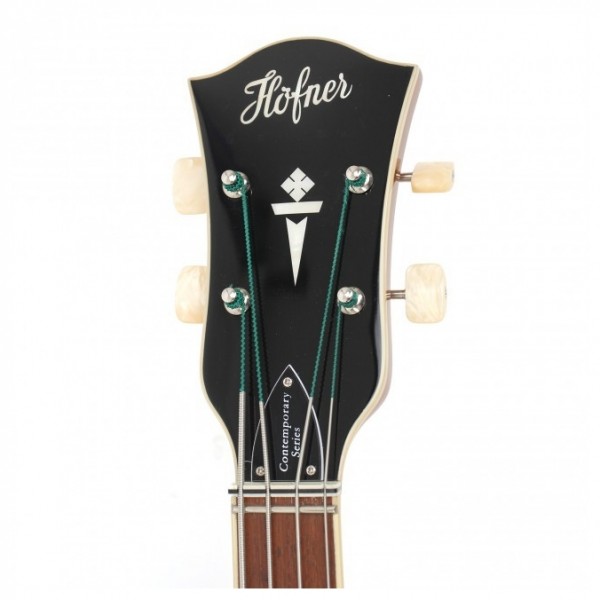 Hofner HCT 5007 Verythin Short Scale Bass, Sunburst - headstock