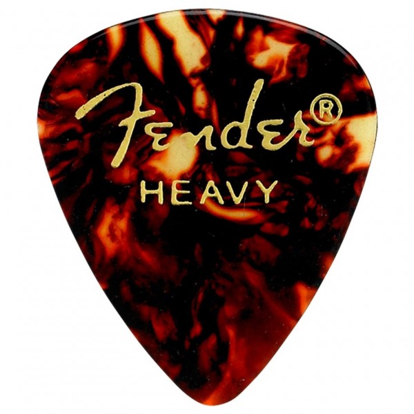 Fender Classic Celluloid, Tortoise Shell, 351 Shape, Heavy, 12 Pack
