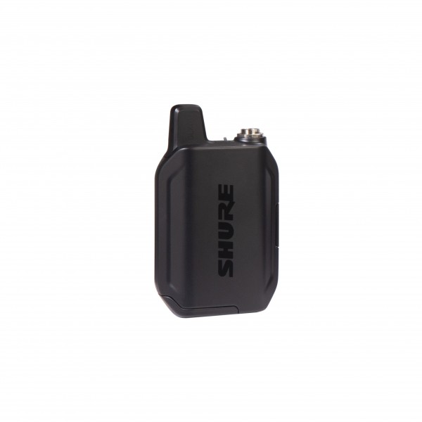 Shure GLXD1+ Wireless Bodypack Transmitter - Angled