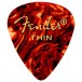 Fender Classic Celluloid, Schildpatt, Form 351, dünn, 12er-Pack