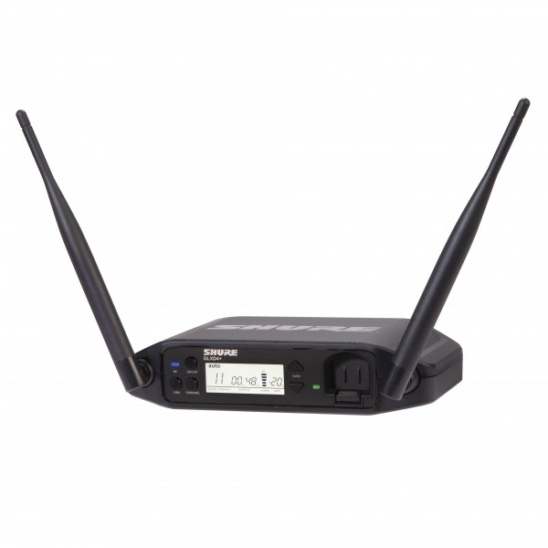 Shure GLXD4+ Digital Wireless Receiver - Angled