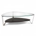 BDI Dino 1343 Coffee Table, Espresso Stained Oak Front View