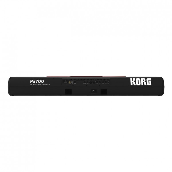 Korg Pa700 Oriental Professional Arranger Keyboard Rear