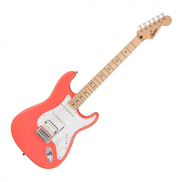 Squier Sonic Stratocaster HSS MN, Tahitian Coral