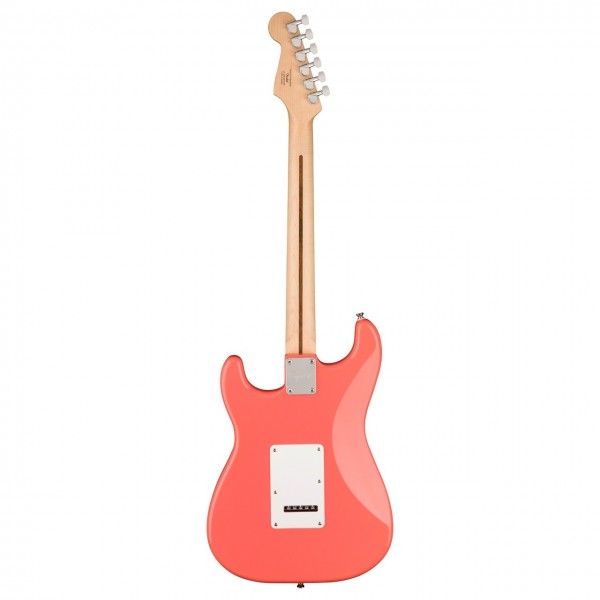 Squier Sonic Stratocaster HSS MN, Tahitian Coral - Back