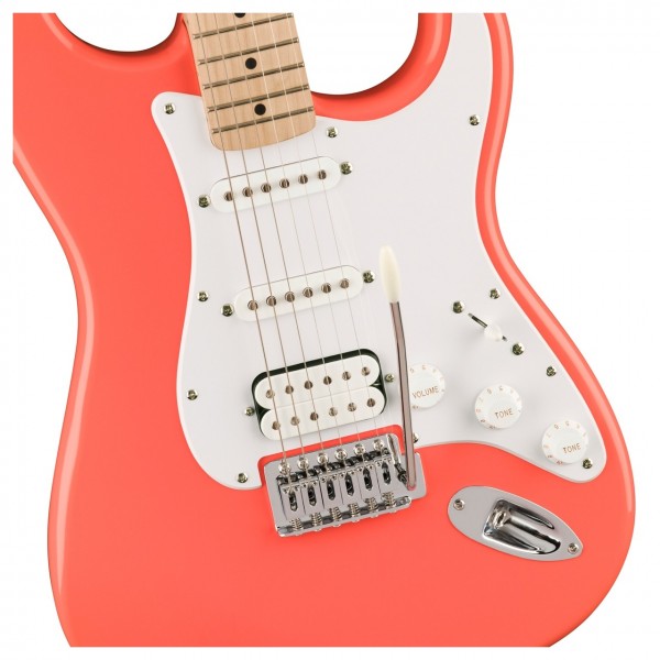 Squier Sonic Stratocaster HSS MN, Tahitian Coral - Body