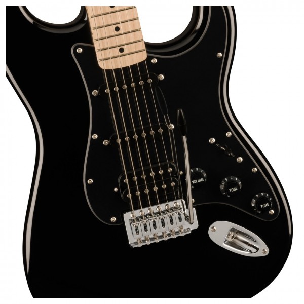 Squier Sonic Stratocaster HSS MN, Black at Gear4music