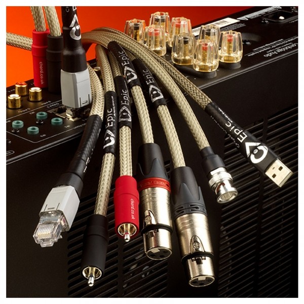 Chord Epic 2XLR to 2XLR Cable, 0.5m - lifestyle