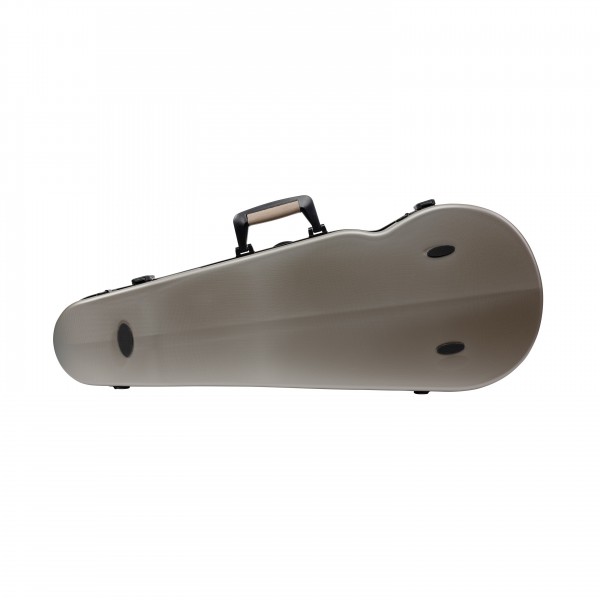 L'Opera Hightech Supreme Hightech Shaped Viola Case, Champagne/Black