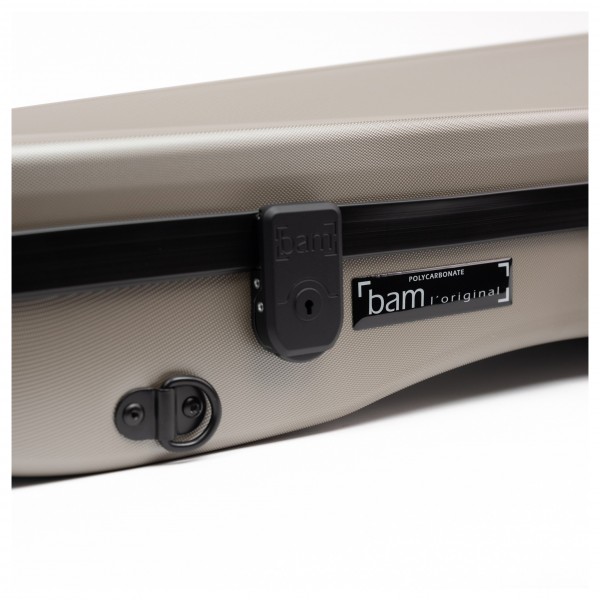 L'Opera Hightech Supreme Hightech Shaped Viola Case, Champagne/Black
