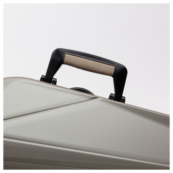 L'Opera Hightech Supreme Hightech Shaped Viola Case, Champagne/Black