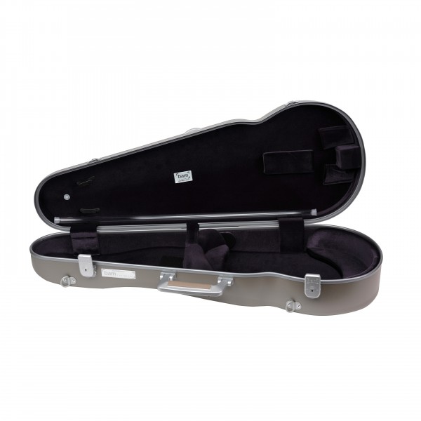 L'Opera Hightech Supreme Hightech Shaped Viola Case, Champagne/Silver