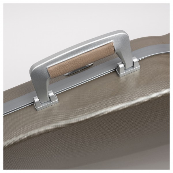 L'Opera Hightech Supreme Hightech Shaped Viola Case, Champagne/Silver