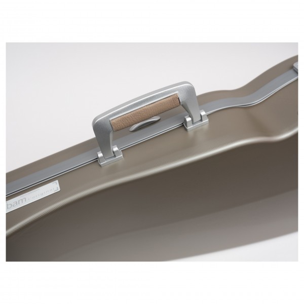 L'Opera Hightech Supreme Hightech Shaped Viola Case, Champagne/Silver