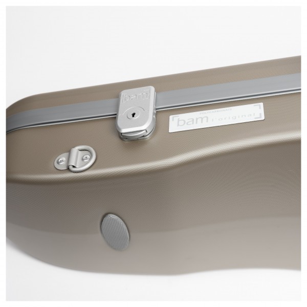 L'Opera Hightech Supreme Hightech Shaped Viola Case, Champagne/Silver