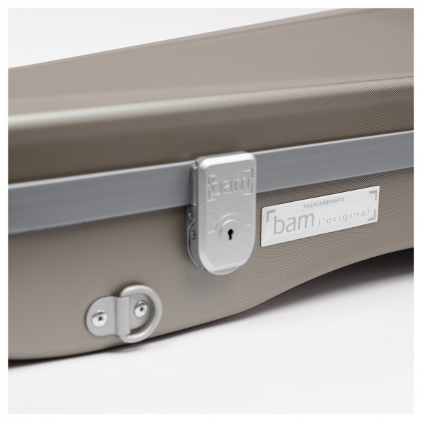 L'Opera Hightech Supreme Hightech Shaped Viola Case, Champagne/Silver