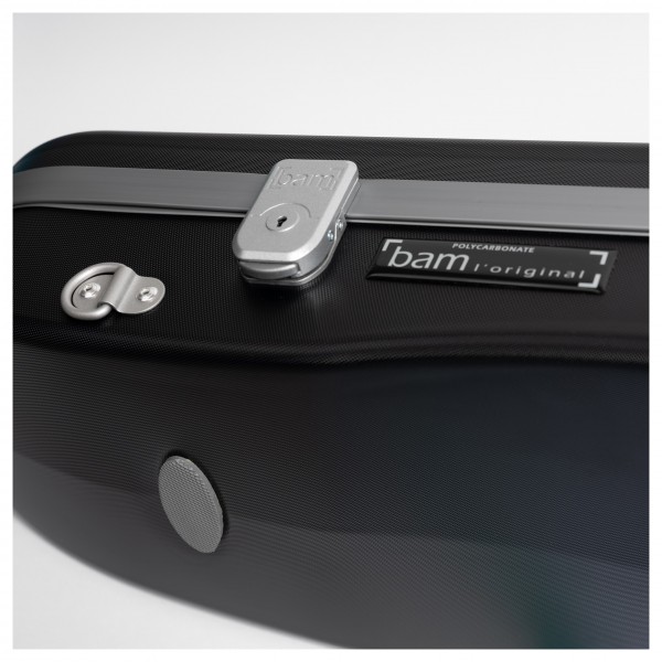 L'Opera Hightech Supreme Hightech Shaped Viola Case, Black/Silver