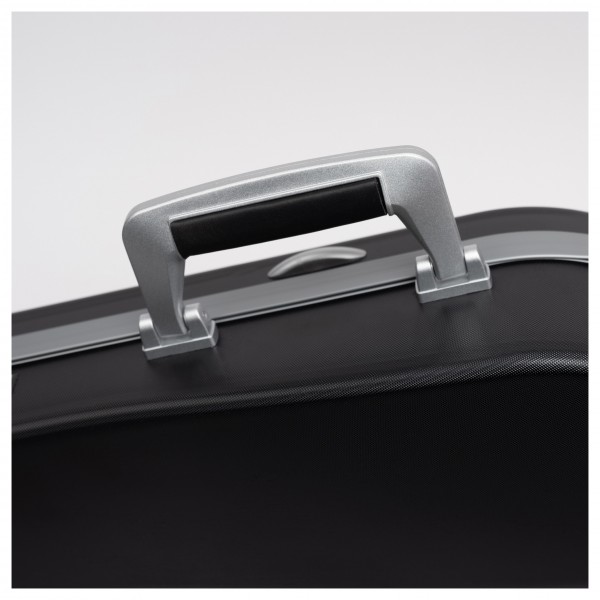 L'Opera Hightech Supreme Hightech Shaped Viola Case, Black/Silver