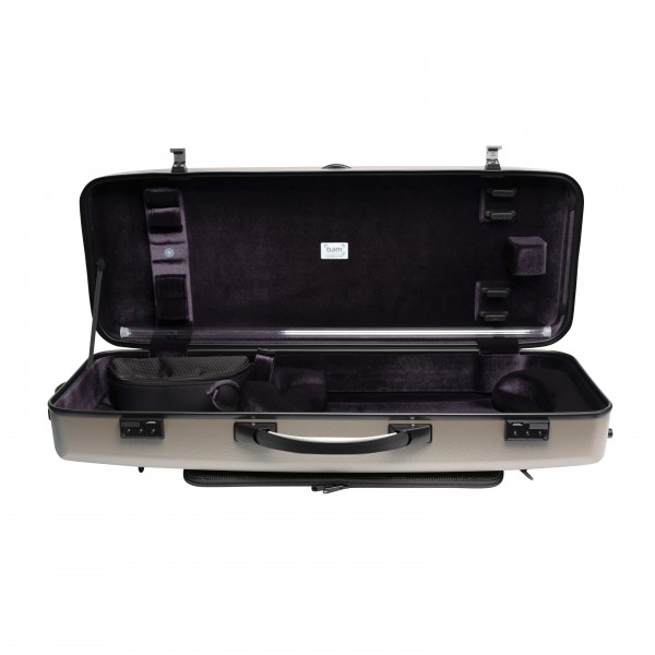 Supreme Hightech Oblong Viola Case, Champagne/Black