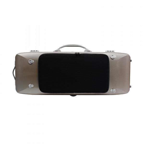 Supreme Hightech Oblong Viola Case, Champagne/Silver