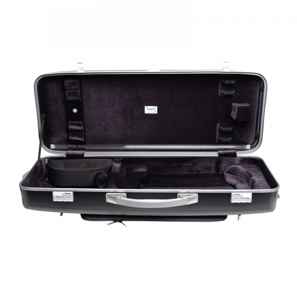 Supreme Hightech Oblong Viola Case, Black/Silver