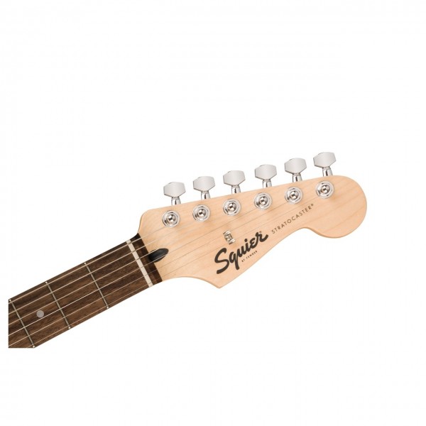 Squier Sonic Stratocaster HT H LRL, Black - Headstock Front