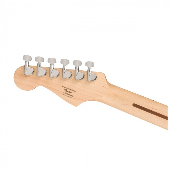 Squier Sonic Stratocaster HT H MN, Flash Pink - Headstock Back