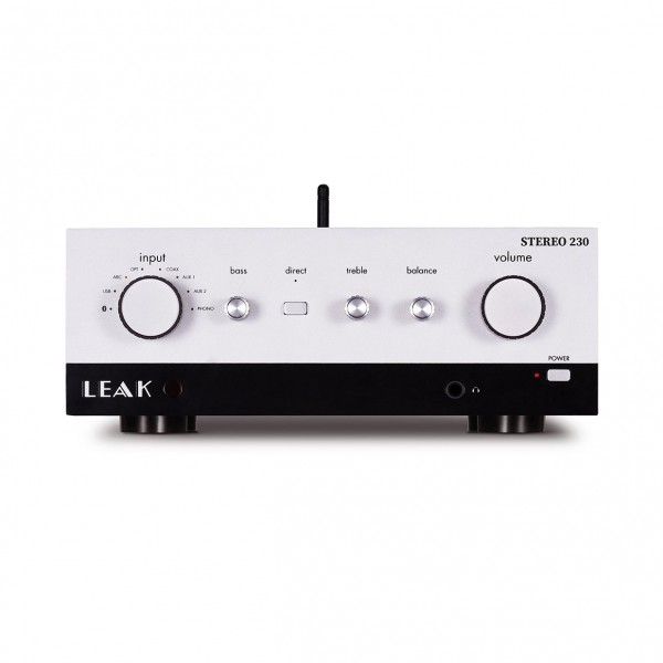 LEAK Stereo 230 Integrated Amplifier with DAC, Silver