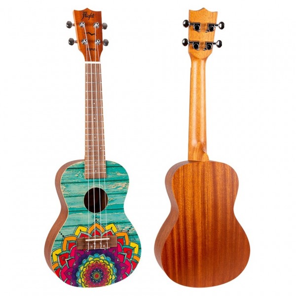 Flight AUC33 Concert Ukulele, Mansion back